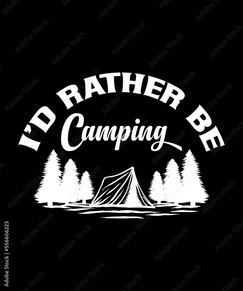 Camping lover theme, slogan graphics, and illustrations with patches for t-shirts and other uses.