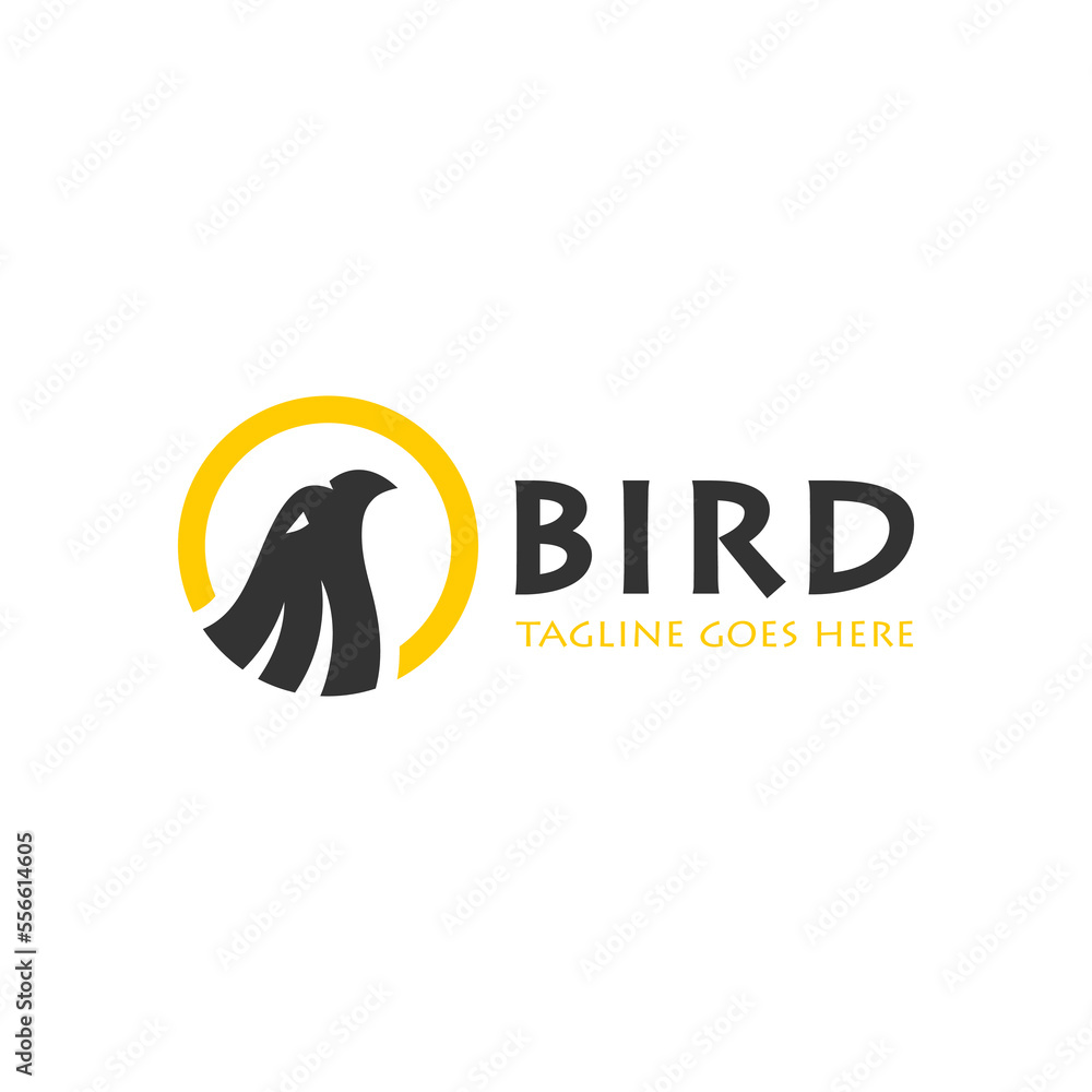 Obraz premium Eagle head illustration logo design