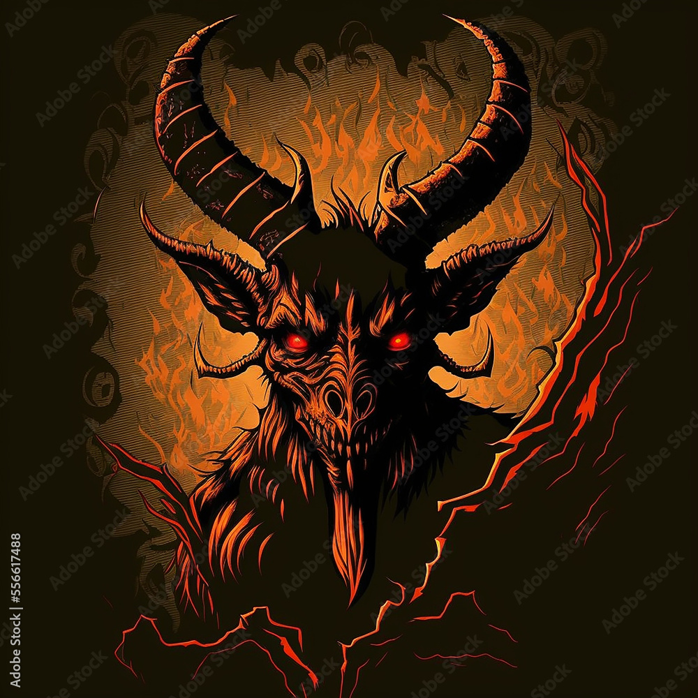 Jersey Devil Vector Art AI Generated Stock Illustration Adobe Stock