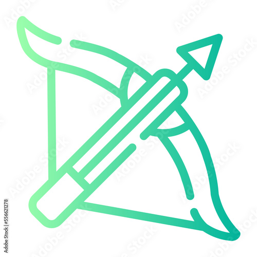 crossbow gradient icon