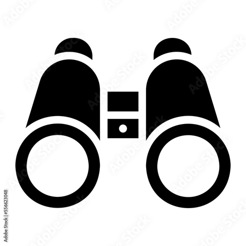 binoculars glyph icon