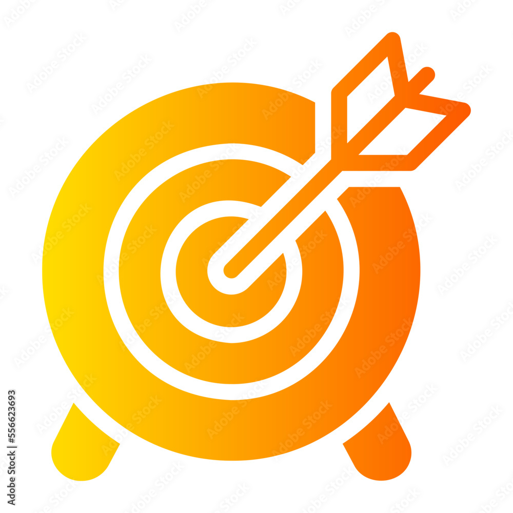 target gradient icon target gradient icon