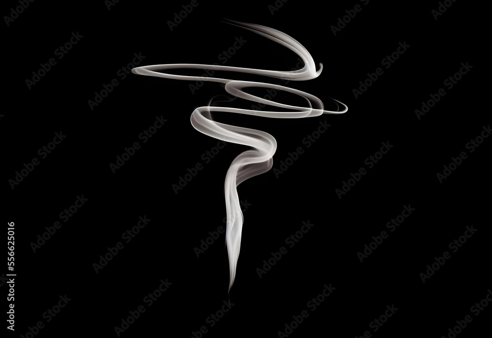Smoke in black background, easy to use Smoke in black background, easy to use
