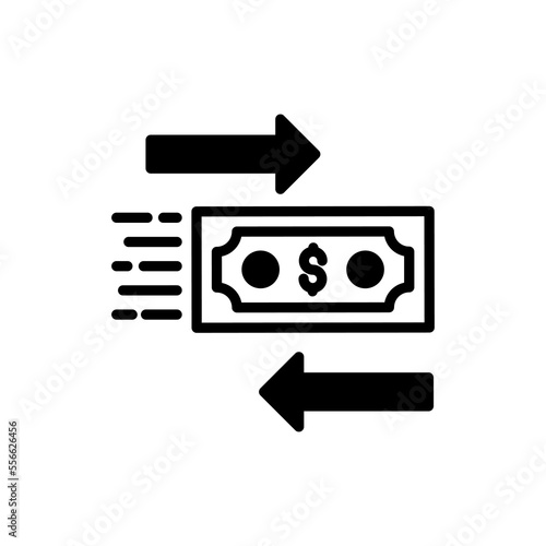 Transfer icon in vector. Logotype