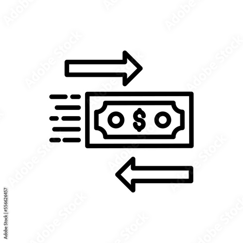 Transfer icon in vector. Logotype