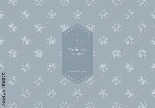 Asian background motif in oriental geometric style. Korean Simple  traditional seamless pattern for wrapping, banner, fabric, texture. Minimal Modern style, Trendy Flat vector illustration.