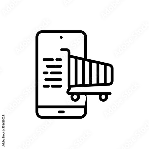 E-commerce icon in vector. Logotype
