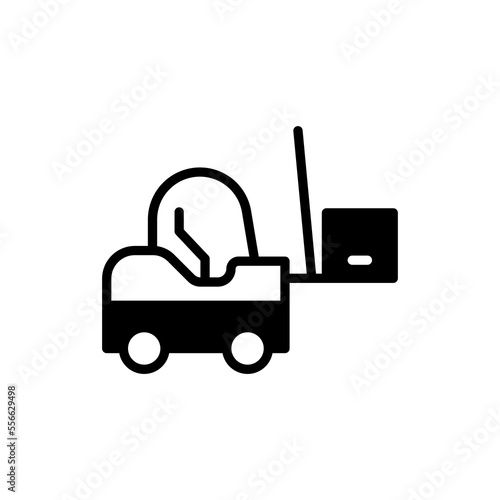 Logistics icon in vector. Logotype