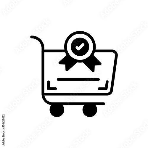 Guarantee icon in vector. Logotype