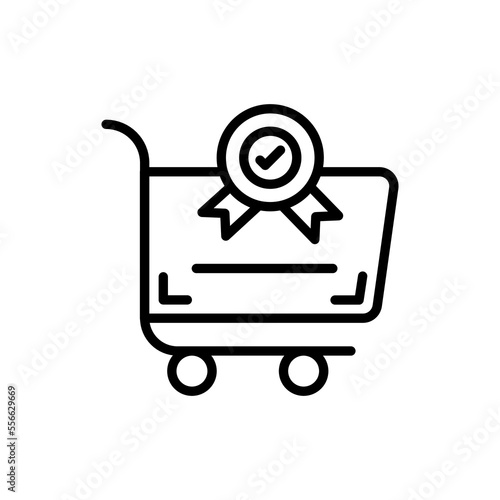 Guarantee icon in vector. Logotype
