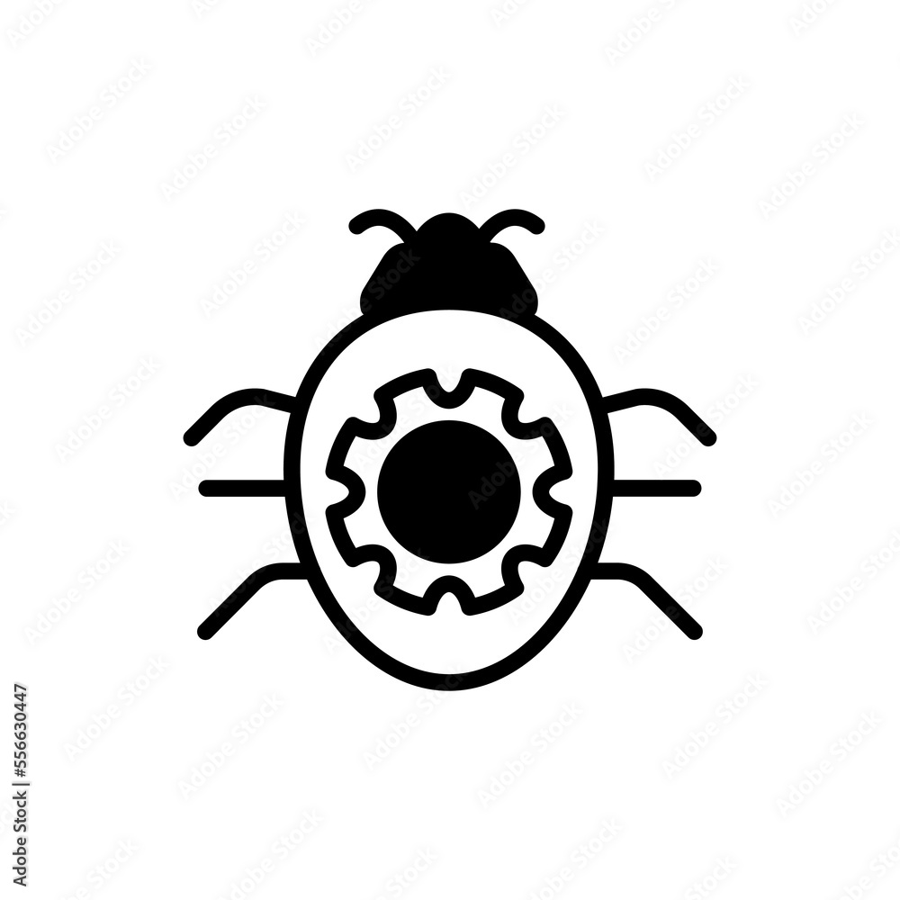 Obraz premium Bug Fixing icon in vector. Logotype