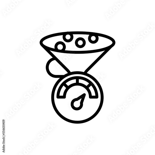 Throughput icon in vector. Logotype