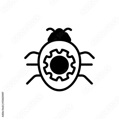 Bug Fixing  icon in vector. Logotype