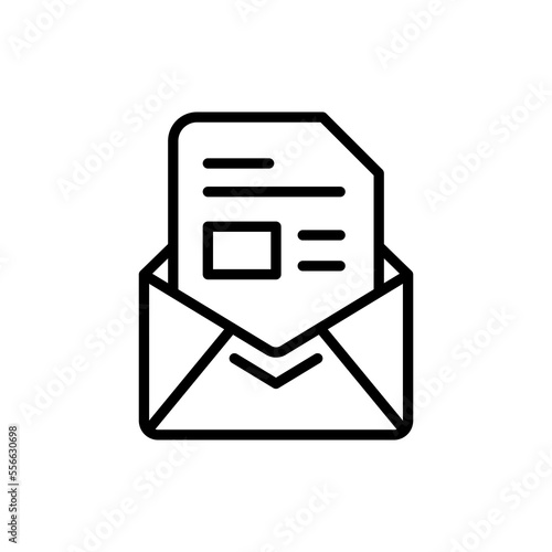 Email icon in vector. Logotype