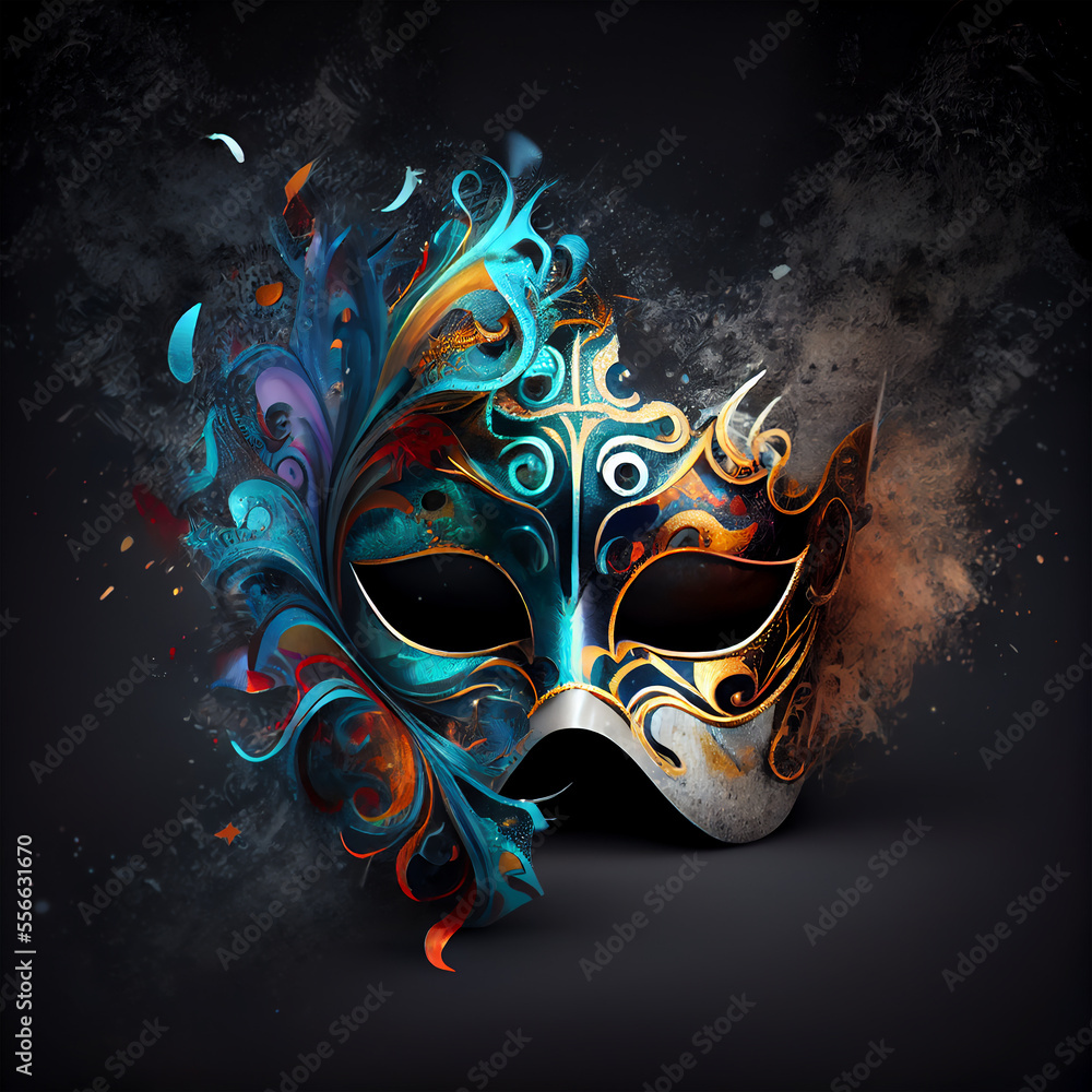 Beautiful carnival mask