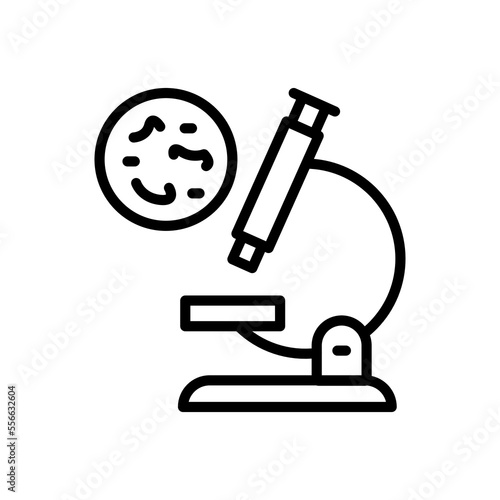 Biology icon in vector. Logotype