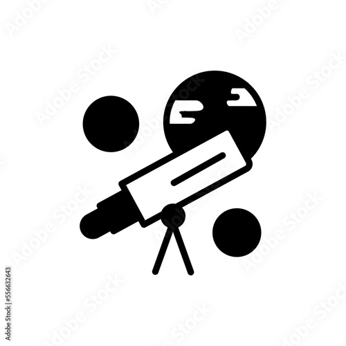 Astronomy  icon in vector. Logotype