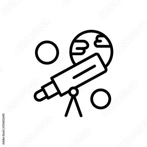 Astronomy  icon in vector. Logotype