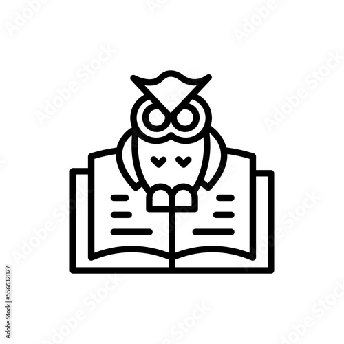 Wisdom icon in vector. Logotype