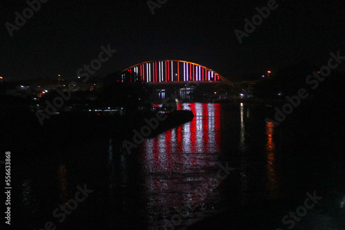 night view of the bridge