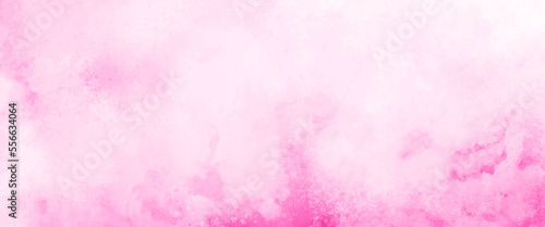 Abstract magenta shades aquarelle illustration. Watercolor canvas for creative grunge design, acrylic shinny pink flowing ink grunge texture, soft pink splash abstract pink background.