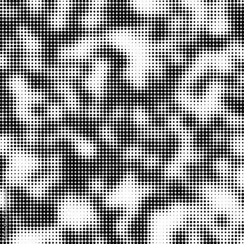 Abstract grunge grid polka ...