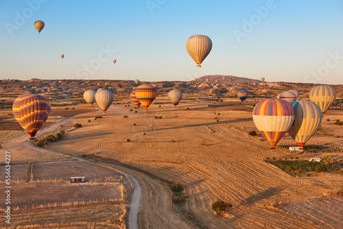Balloons in Cappadocia. Flights in Goreme. Tourism in Turkey