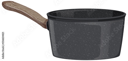 Sauce pan isolated on white background
