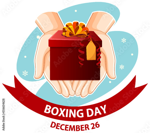 Boxing day banner design
