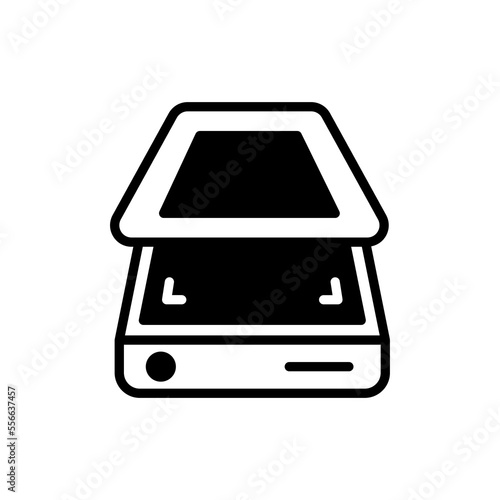Scanner icon in vector. Logotype