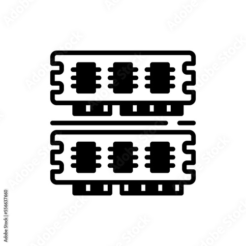 Ram icon in vector. Logotype