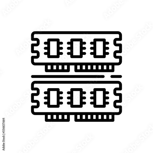 Ram icon in vector. Logotype photo