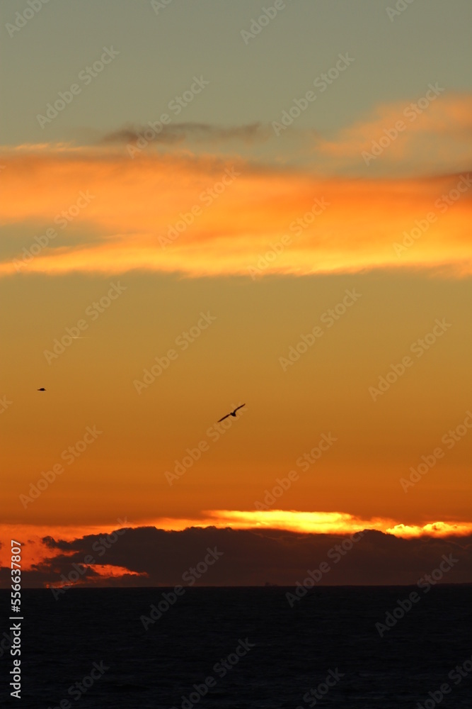 Sunset in France