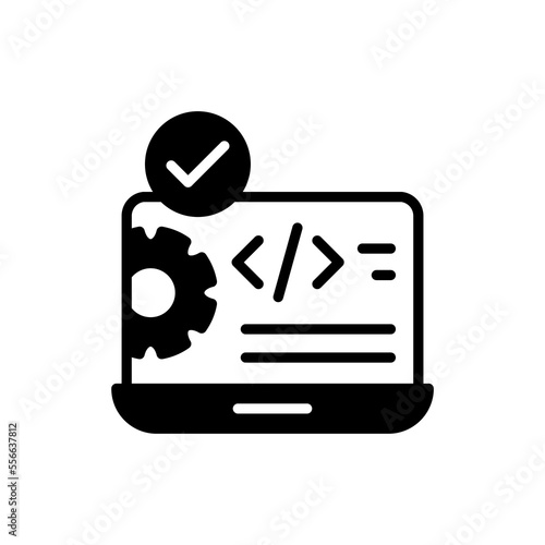 Software icon in vector. Logotype