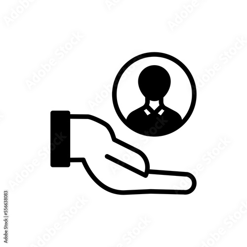 Customer icon in vector. Logotype