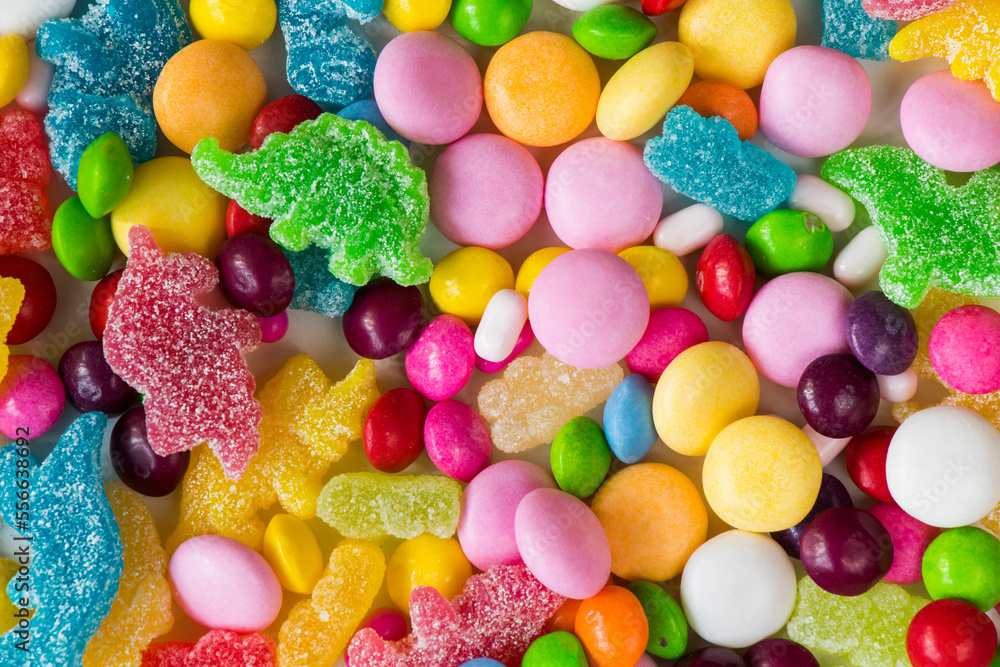 candy on the table, colorful candy background candy on the table, colorful candy background