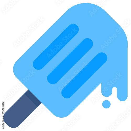 Ice pop icon, editable vector