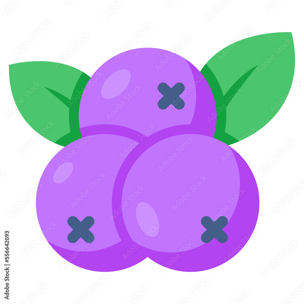 Trendy vector design of berries Trendy vector design of berries