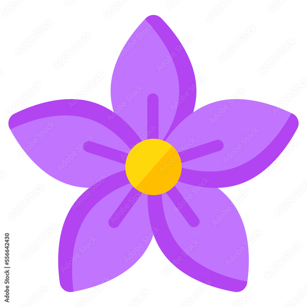 A beautiful design icon of balloon flower A beautiful design icon of balloon flower