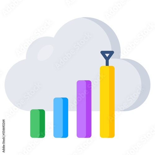 Vector design of cloud signal strength 