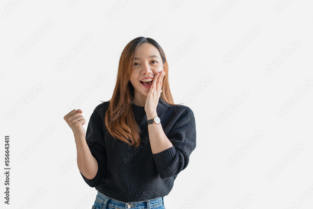 Portrait of beautiful businesswoman on white background Portrait of beautiful businesswoman on white background