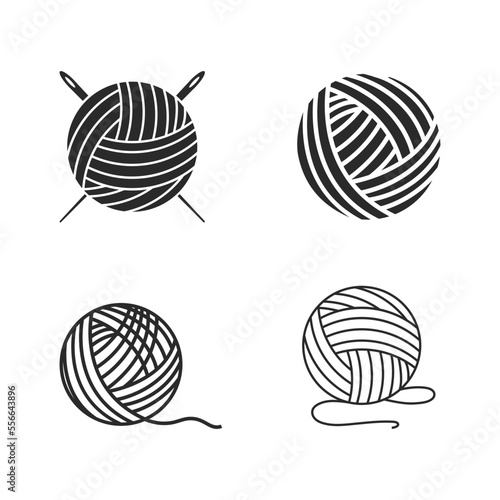 Yarn ball illustration