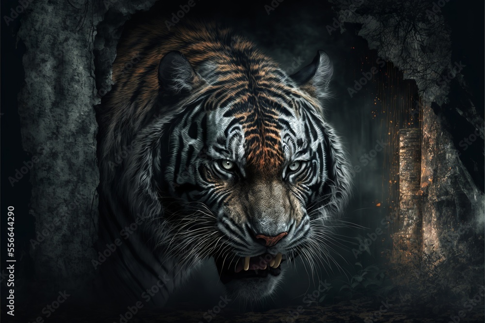 100+] Black Tiger Wallpapers | Wallpapers.com