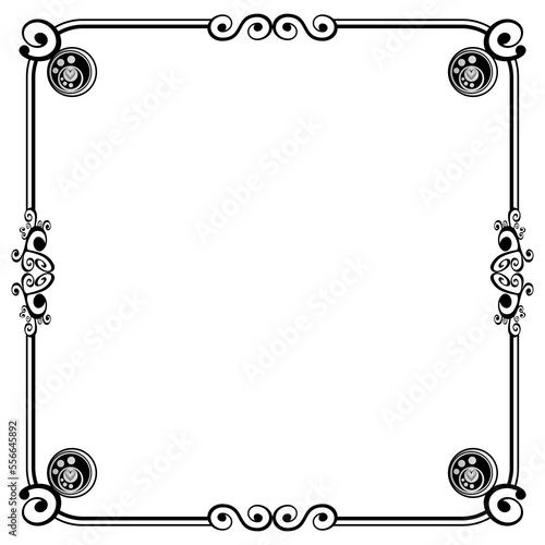 Ornament frames can be for wedding invitations, book covers or others © Jatmiko Harianto