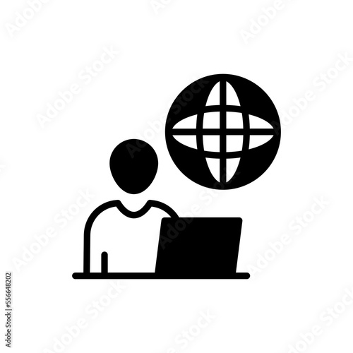 Freelance icon in vector. Logotype