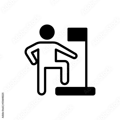 Confidence icon in vector. Logotype