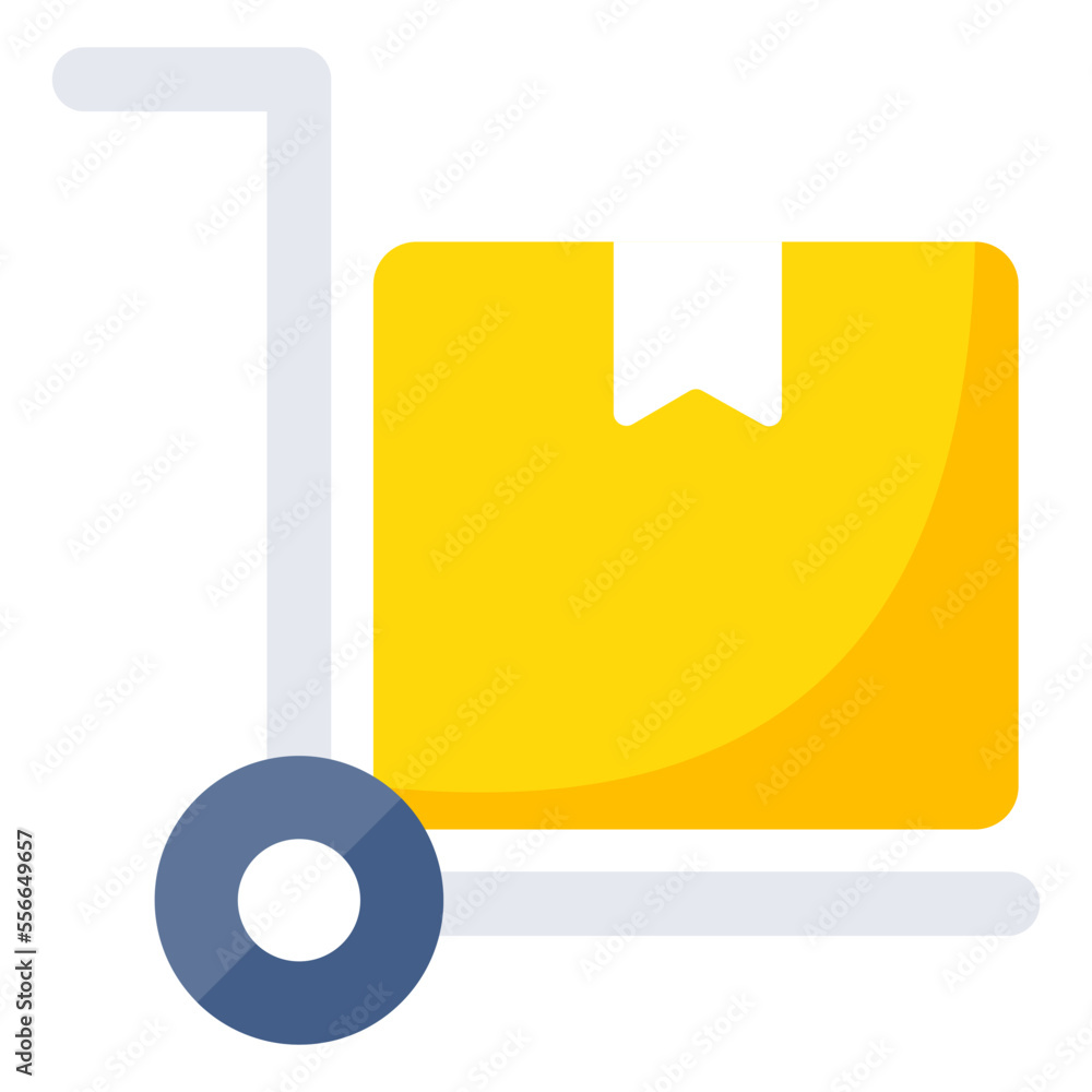 Premium download icon of pallet truck