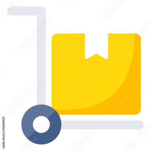 Premium download icon of pallet truck