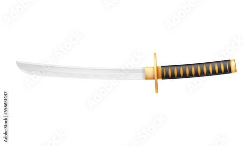 tanto dagger ninja weapon japanese warrior assassin vector illustration