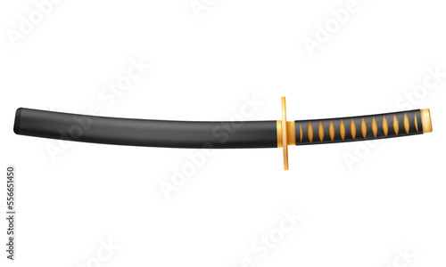 tanto dagger ninja weapon japanese warrior assassin vector illustration
